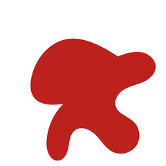 Red abstract shapes vector 