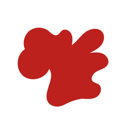 Red abstract shapes vector 