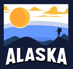 beautiful natural scenery in the state of Alaska