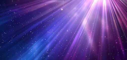 Fototapeta premium Blue and purple rays of light background presentation design illustration