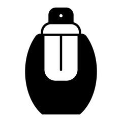 perfume icon. black fill icon