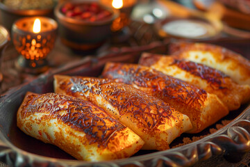 Qatayef Middle Eastern Stuffed Pancakes