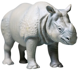 rhinoceros isolated on transparent background