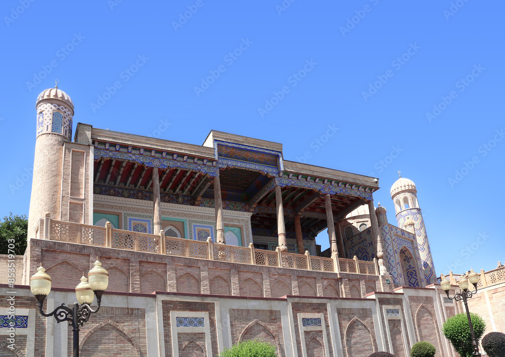 Canvas Prints Facade of Hazrat Hizr Mosque (Hazrati Xizr Mosque) Samarkand, Uzbekistan