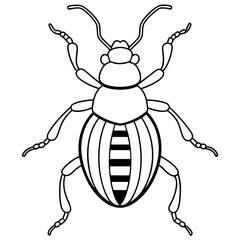 Insects coloring pages for kids coloring book