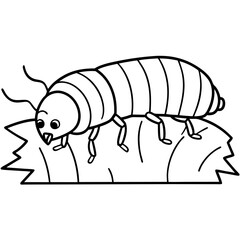 Insects coloring pages for kids coloring book