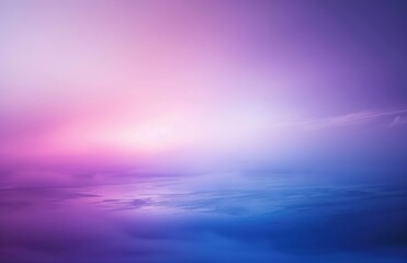 Fototapeta premium Minimalistic blurred purple and blue gradient background