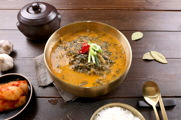 Korean Healthy Food. Korea Cuisine. Fresh Ingredients.