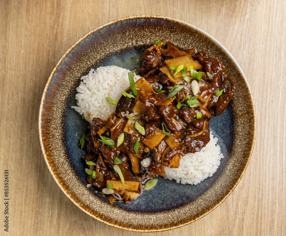 Canvas Prints delicious beef stir fry