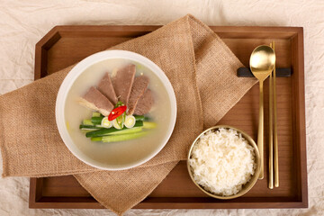 Korean Healthy Food. Korea Cuisine. Fresh Ingredients.