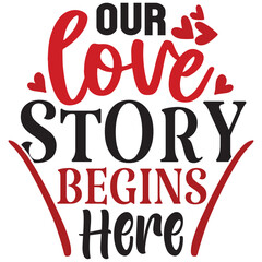 our love story begins here