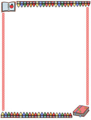 border frame for back to school