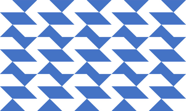 abstract triangle and parallelogram geometric green blue and white background patch work seamless repeat style, replete image design for fabric printing