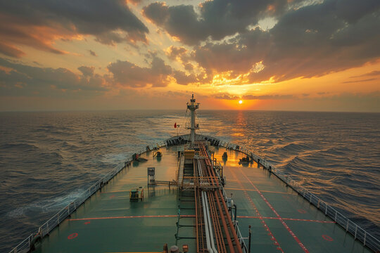 A Saudi tanker transporting oil to China marking a new era in global trade. Saudi