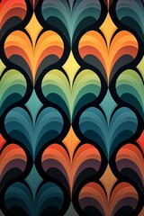 Fototapeta premium Retro Aesthetics Crafting Vintage Pattern Backgrounds