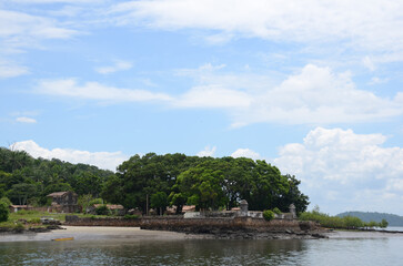 Fort of Santa Cruz do Paraguaçu is located on the right bank of the mouth of the Paraguaçu river, Maragojipe - Bahia - Brazil