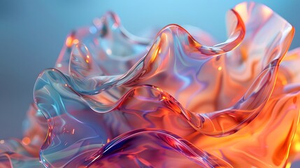 Obraz premium Dynamic fluid art featuring swirling abstract colors in vibrant hues of red, blue, and orange, creating a captivating visual effect.