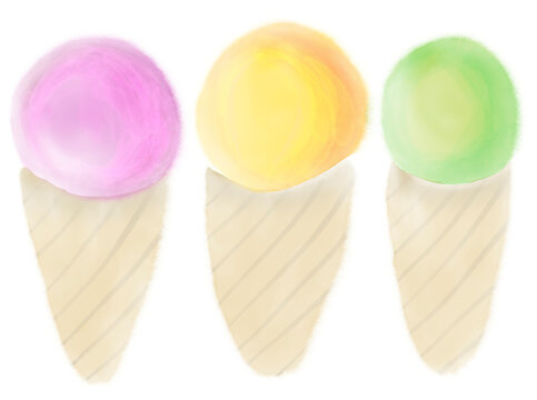 ice cream cones