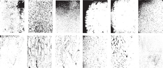 Grunge Urban Backgrounds set.Texture Vector.Dust Overlay Distress Grain ,Simply Place illustration over any Object to Create grungy Effect .abstract,splattered , dirty, texture for your design.