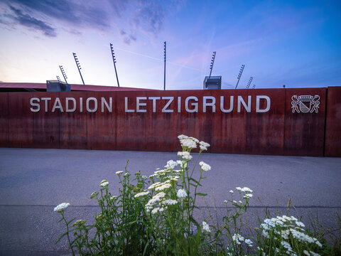 Zurich, Switzerland - June 6, 2024: Stadion Letzigrund is a multi-purpose stadium