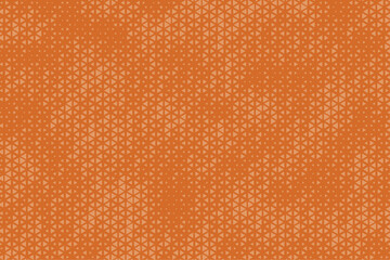 Triangle halftone vector background. Chocolate Brown halftone pattern. Abstract geometric dots background. Pop Art comic gradient black white texture. Vector illustration.