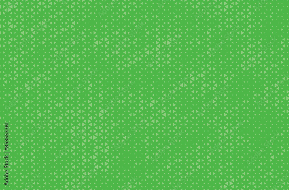 Aufkleber Triangle halftone vector background. Lime Green halftone pattern. Abstract geometric dots background. Pop Art comic gradient black white texture. Vector illustration.