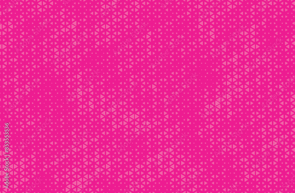 Aufkleber Triangular Halftone Texture Retro wave Vector Geometric Technology Abstract Background. Half Tone Triangles Retro Deep Pink Pattern. Minimal 80s Style Dynamic Tech Structure Wallpaper