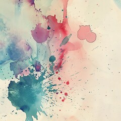 Grunge watercolor spots, blots.