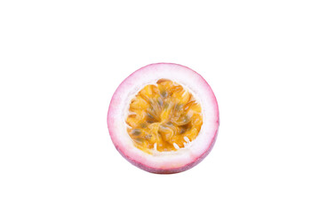 Passion fruits half on transparent png