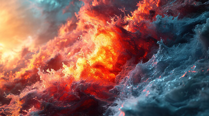 Fototapeta premium Beautiful Spiral Galaxy Space Colorful Aesthetic Abstract Art Wallpaper Background