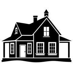 house sketch silhouette illustration