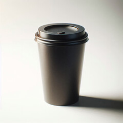 A vibrant array of colorful, transparent, and rainbow takeaway cup mockups on a white background, perfect for stock photos and branding