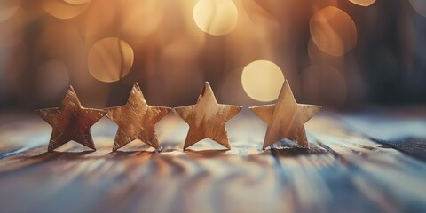 Choose fivestar symbol to boost company rating for service satisfaction. Concept ⭐️⭐️⭐️⭐️⭐️