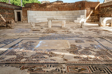 Scenic views of Sardis or Sardes which was an ancient city best known as the capital of the Lydian...