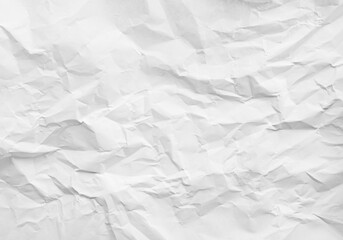 Paper White Crumpled Background