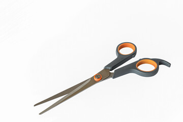 Scissors. School and office supplies. A working tool