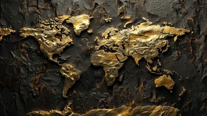 Picture of gold with a graph background.The price of gold depends on the world economy.