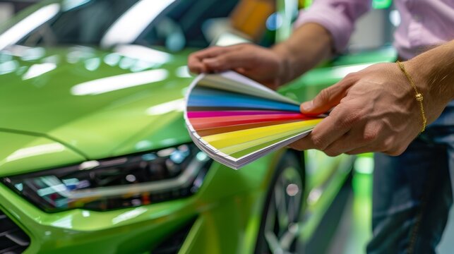 The car color palette