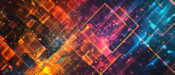 Obraz premium Modern Tech Abstract Background. Digital abstract background for business