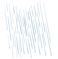 大雨の水彩画風　ベクターイラスト