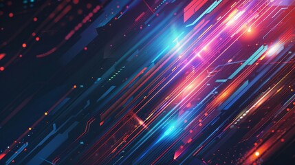 Fototapeta premium Modern Tech Abstract Background. Modern and digital background for business