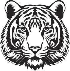 Lion Head Flat Icon Vector.