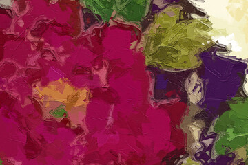 Oil paintings and various flowers, birds, landscapes, roses, peonies, peacocks, etc. are beautiful