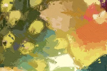 Oil paintings and various flowers, birds, landscapes, roses, peonies, peacocks, etc. are beautiful