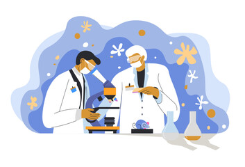 Laboratory Research and Analysis vector