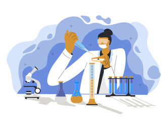 Laboratory Research and Analysis vector