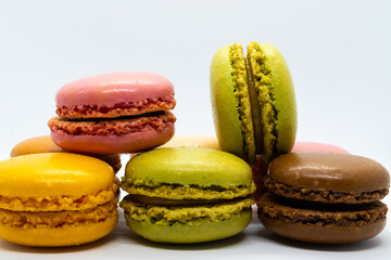 macaroons on a table