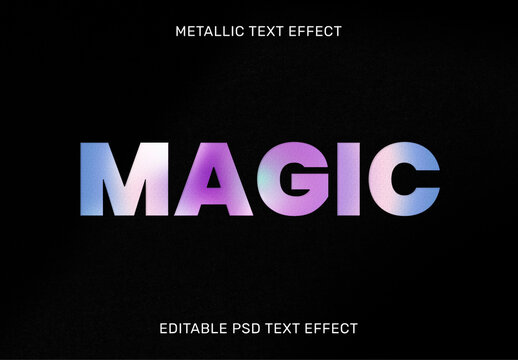 Metallic Text Effect