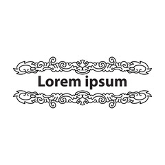 border, aesthetic, vintage and vector border design elements