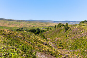 Obraz premium Landscape in the Peak District near Garrigill, Cumbria, England, UK